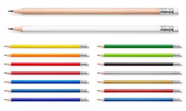 STAEDTLER hexagonaler Bleistift mit Radiertip, aus zertifiziertem Holz