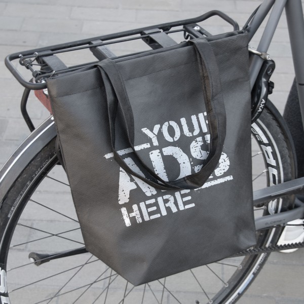 Amsterdam RPET Fahrradtasche mit Reißverschluss