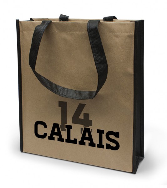 Tasche Calais - aus recyceltem Kraftpapier und Premium-PP non-woven