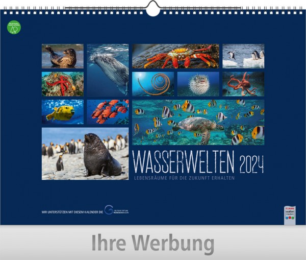 Wasserwelten Premiumkalender aus FSC Papier