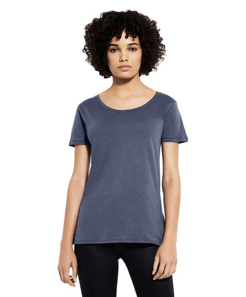 EarthPositive® Womens Open Neck - T-Shirt aus Biobaumwolle