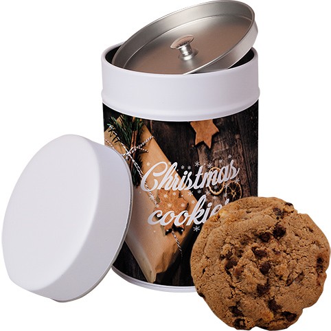Bio Cookie Schoko-Cashew, ca. 125g, Metalldose Maxi