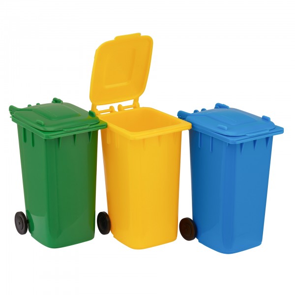 Stiftehalter Mülltonne - recycelt