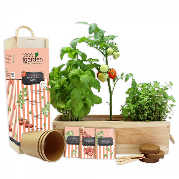Eco Garden - Pflanzen aus der Holzbox