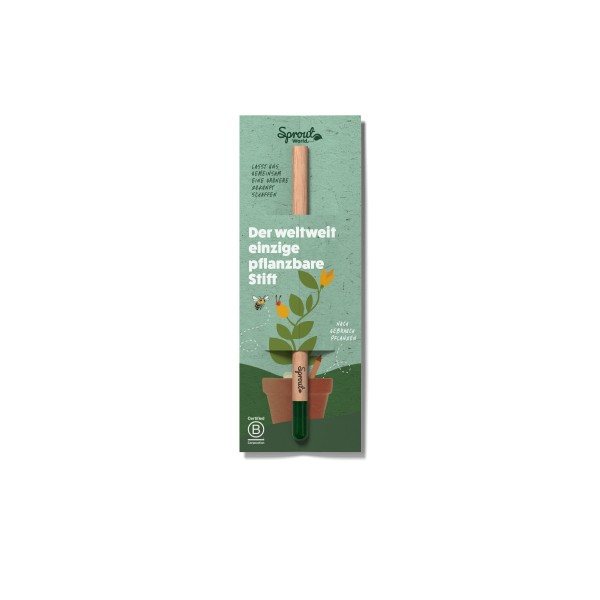 Mini Individuelle Verpackung mit einem Mini Sprout Bleistift
