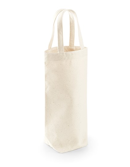 Westford Mill - Fairtrade Cotton Bottle Bag - natural