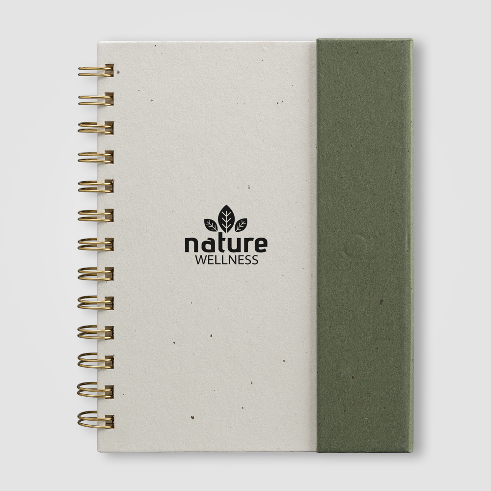 Halden Organiser mit Spiralbindung, Haftnotizen und FSC-Papier - B6