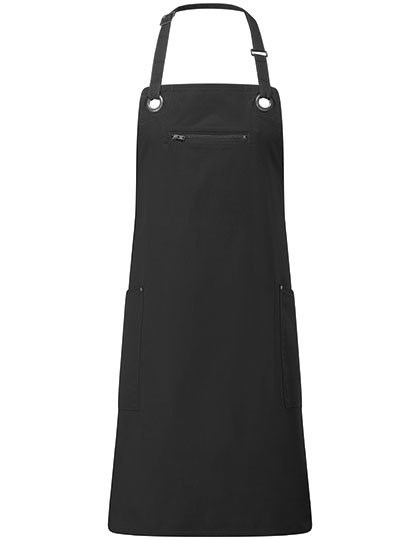 Premier Workwear - 'Barley' Contrast Stitch Bib Apron