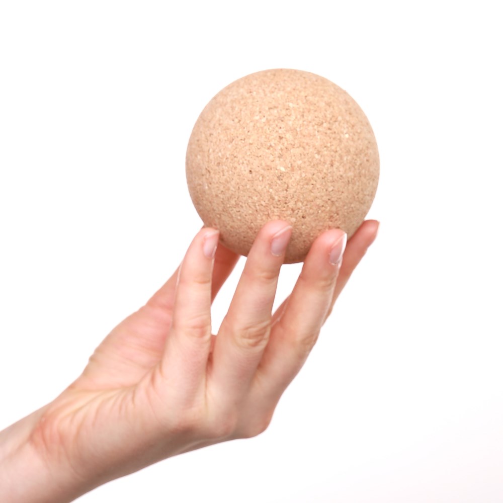 Massageball / Faszienball aus Kork, 8cm, "Made in Europe"