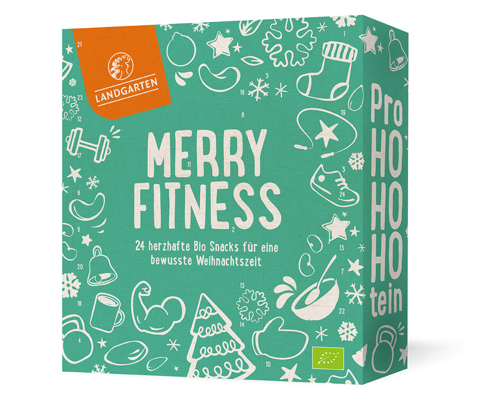 LANDGARTEN Adventkalender 2026 Merry Fitness "Herzhaft"