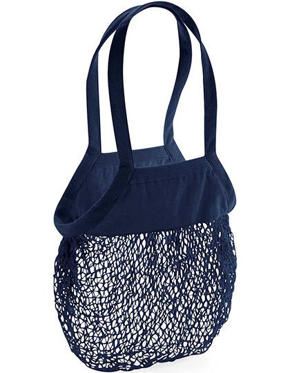 Westford Mill - Organic Cotton Mesh Grocery Bag - navy