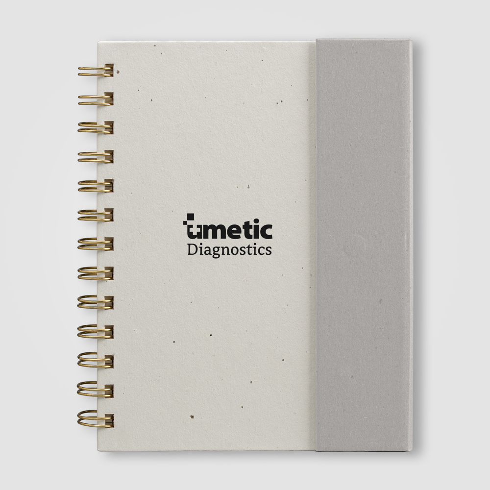 Halden Organiser mit Spiralbindung, Haftnotizen und FSC-Papier - B6