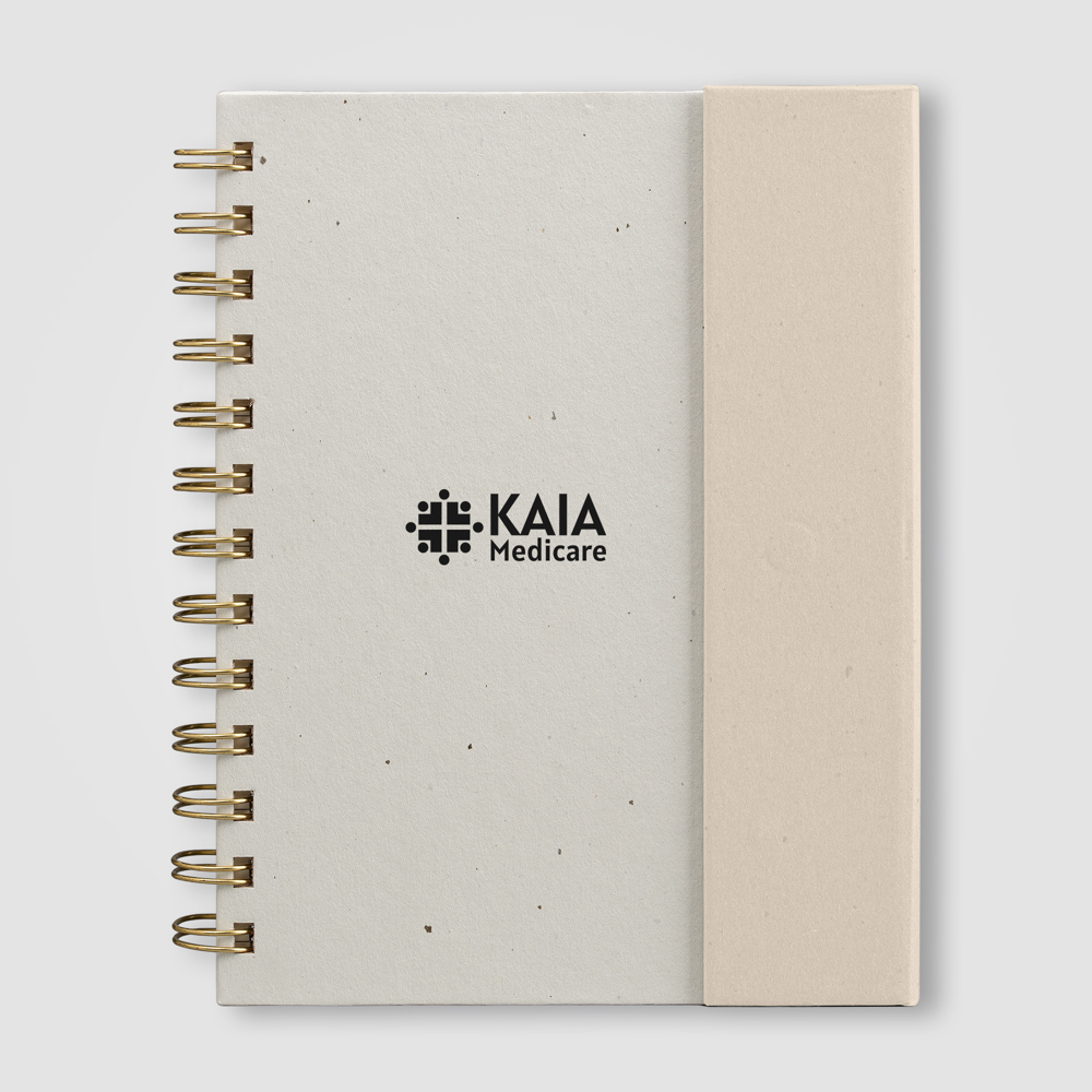 Halden Organiser mit Spiralbindung, Haftnotizen und FSC-Papier - B6